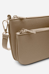 Elani Small Double Zip Cross Body Bag