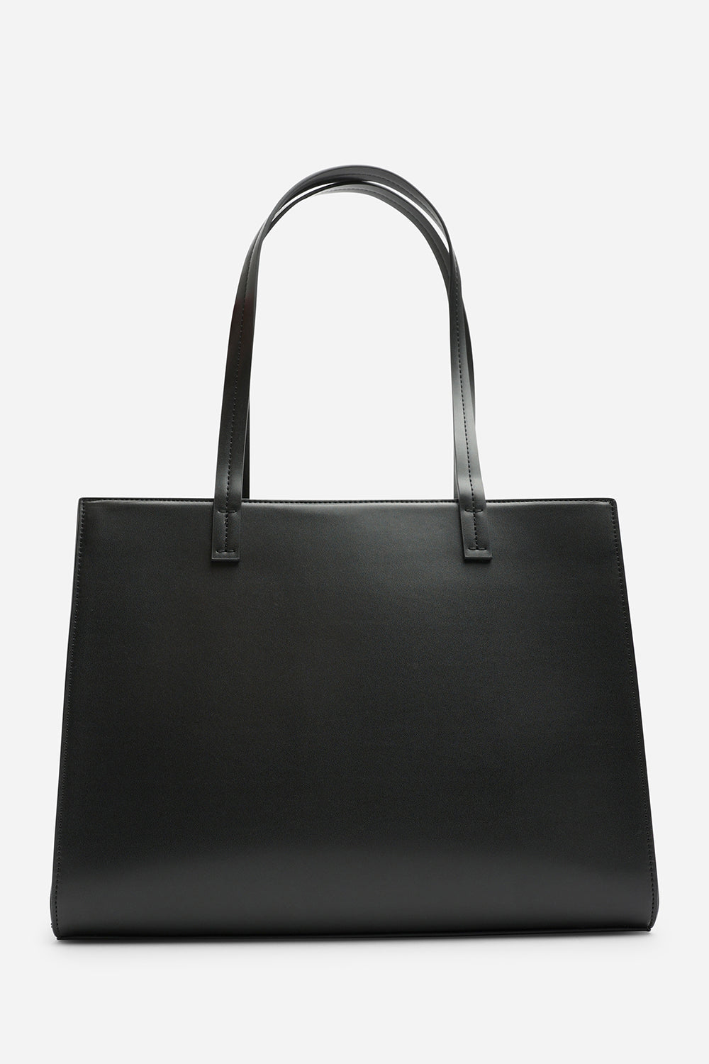 Bailee Double Handle Tote Bag with Central Fastening