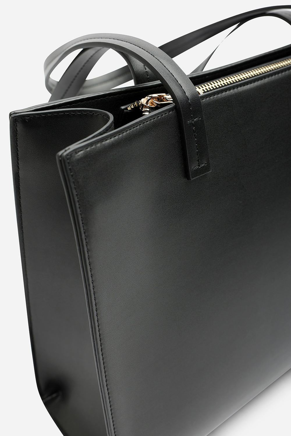 Bailee Double Handle Tote Bag with Central Fastening