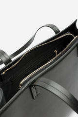 Bailee Double Handle Tote Bag with Central Fastening