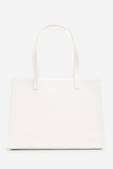 Bailee Double Handle Tote Bag with Central Fastening