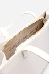 Bailee Double Handle Tote Bag with Central Fastening