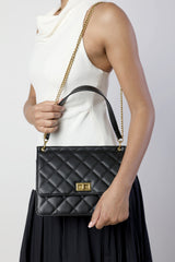 Arisbeth Quilted Cross Body Shoulder Bag
