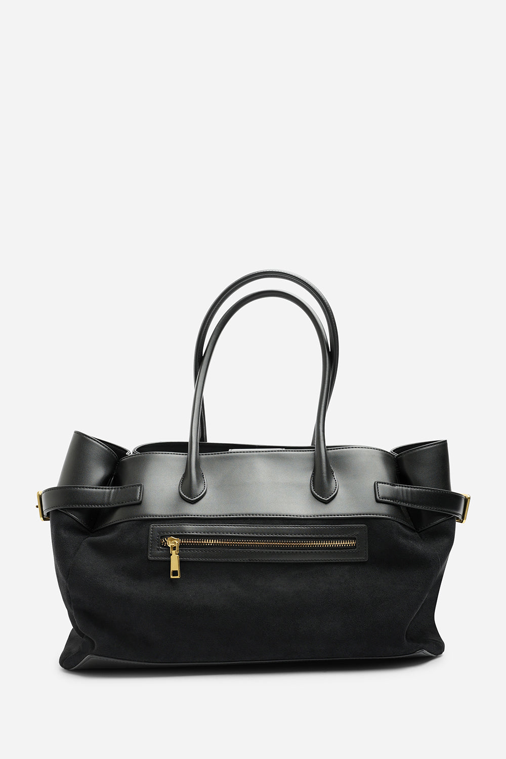 Lyanna Buckled Tote Bag with Side Zip