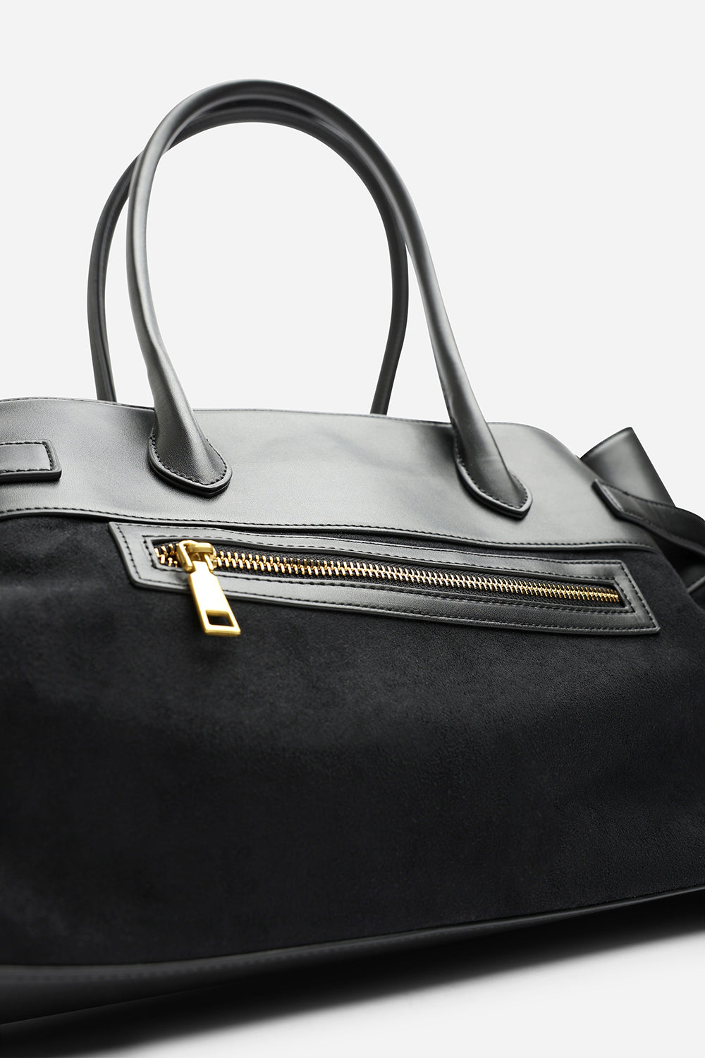 Lyanna Buckled Tote Bag with Side Zip