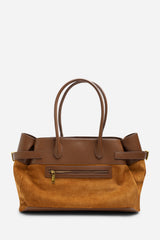Lyanna Buckled Tote Bag with Side Zip