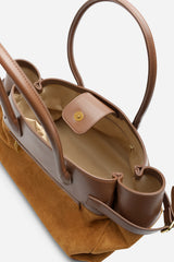 Lyanna Buckled Tote Bag with Side Zip
