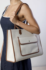 Henley Canvas Shoulder Tote Bag