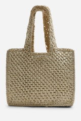 Vivid Where’s Natural Raffia Tote Bag