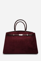 Grelle Leather Belt Lock Detail Tote Bag