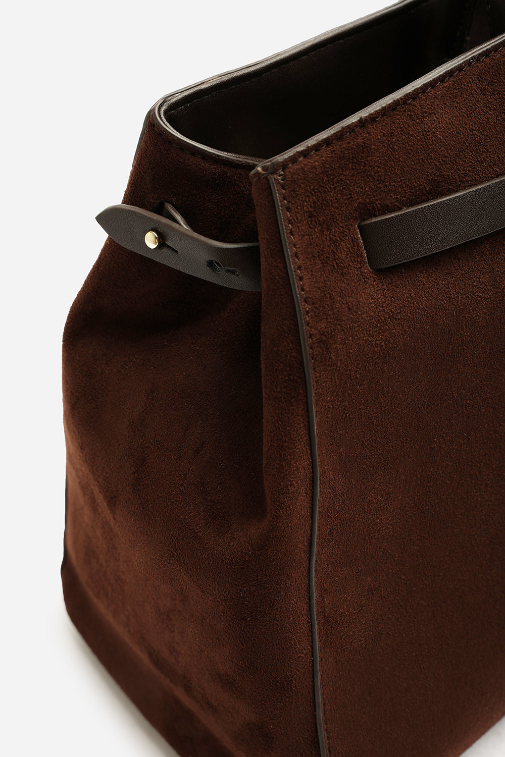 Grelle Leather Belt Lock Detail Tote Bag