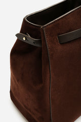Grelle Leather Belt Lock Detail Tote Bag