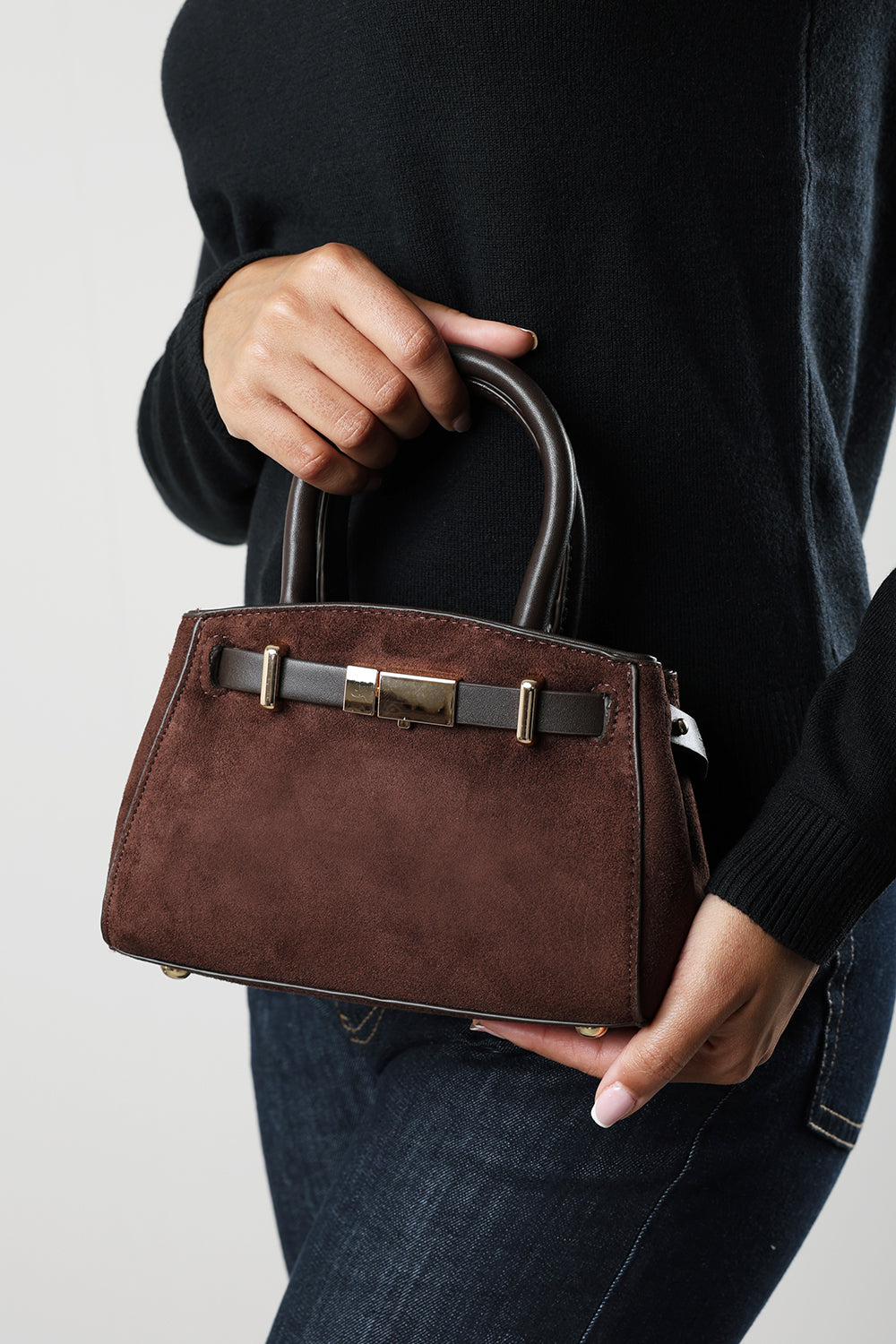 Gavira Belt Lock Detail Mini Grab Bag