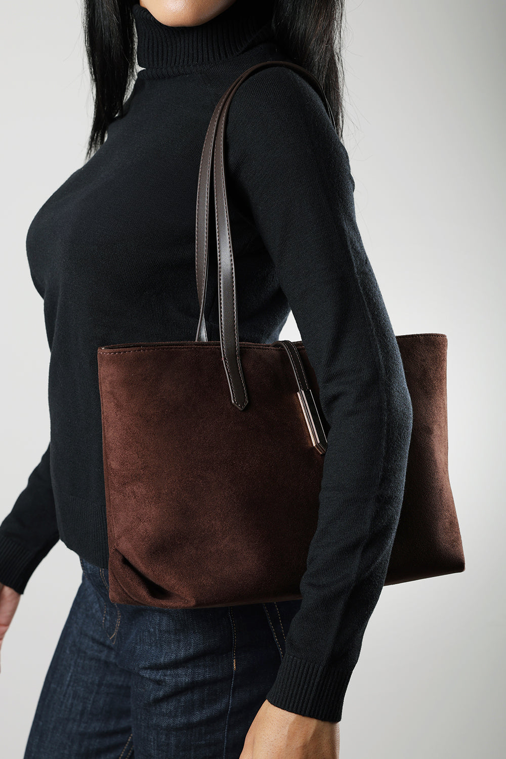 Grexina Tote Bag With Trim Detail