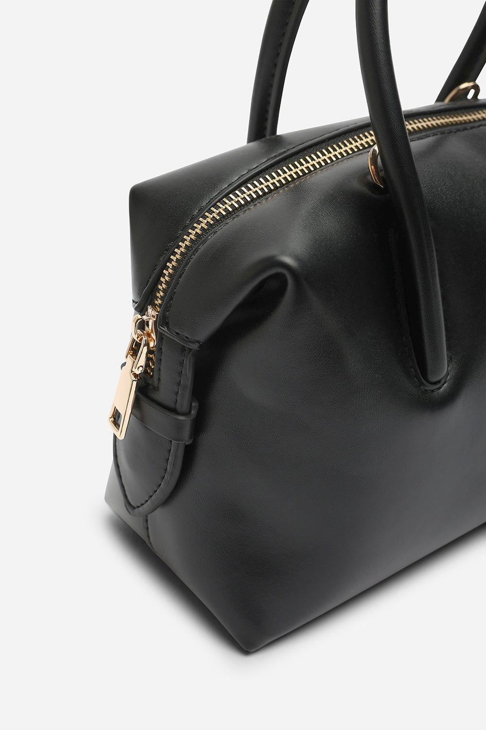 Gavera Leather Mini Bowler Grab Bag