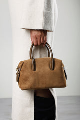 Gavera Leather Mini Bowler Grab Bag