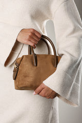 Gavera Leather Mini Bowler Grab Bag
