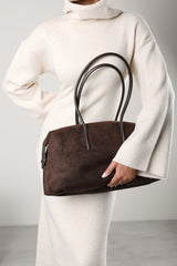 Girelle Leather Bowler Bag