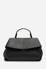 Galyx Leather Top Handle Cross Body Bag