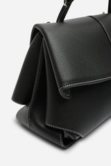Galyx Leather Top Handle Cross Body Bag