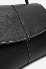Galyx Leather Top Handle Cross Body Bag