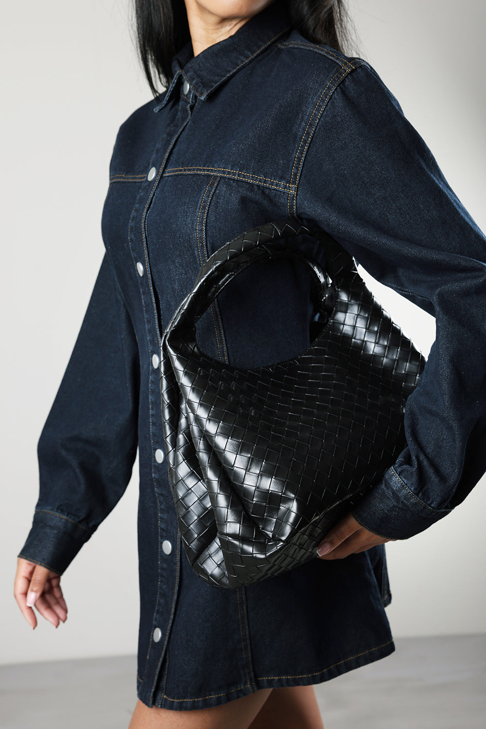Harella Woven Tote Bag