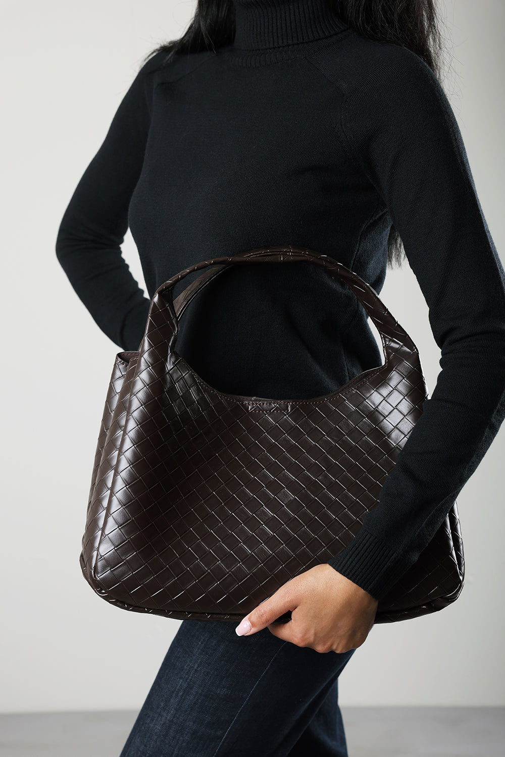 Harella Woven Tote Bag