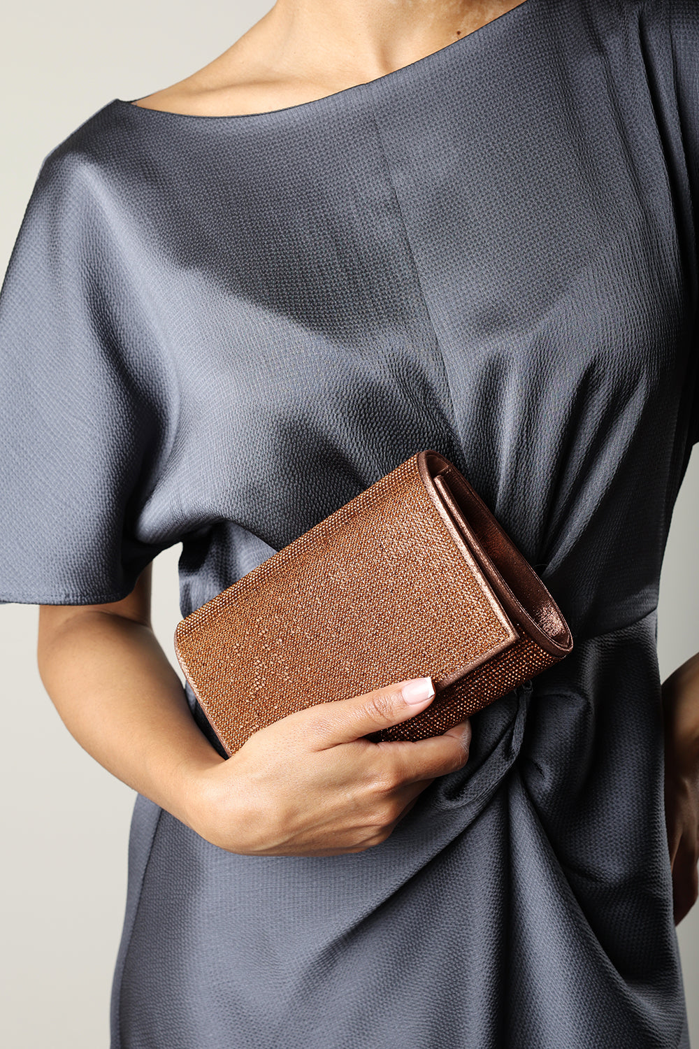 Lavinae Shimmer Foldover Clutch Bag