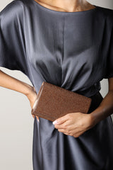 Lavinae Shimmer Foldover Clutch Bag