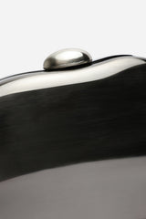 Marixa Black HardShell Pebble Clutch Bag