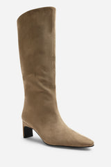 Mckinley Taupe Knee High Straight Heeled Boot