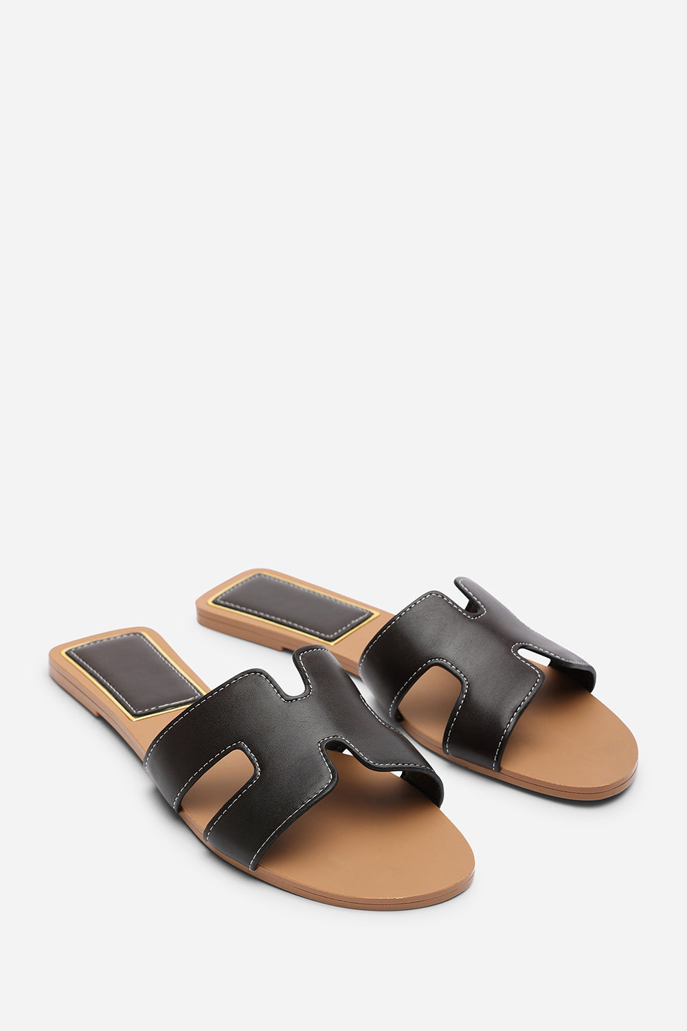 'Mae' Pu Strap Sandals