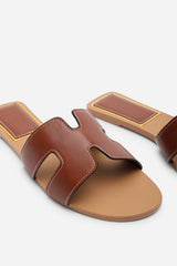 'Mae' Pu Strap Sandals