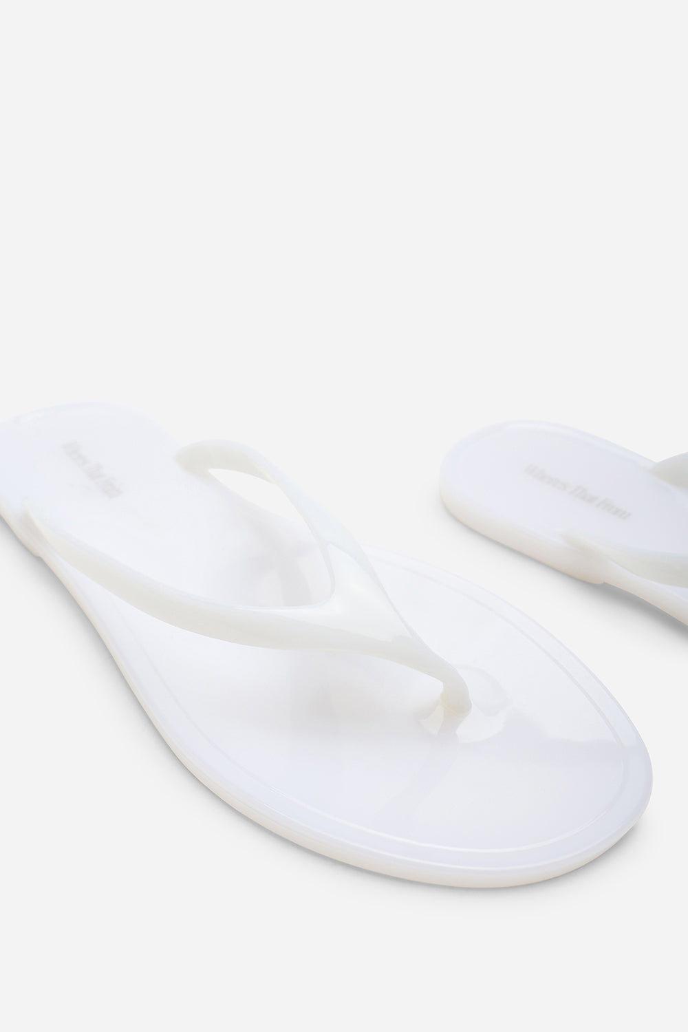 Chandler Clear Jelly Flip Flop Sandals