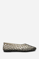 Kori Black Clear Jelly Ballet Pumps