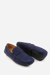 ALEX DRIVING SHOES IN BLUE SUEDE