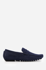 ALEX DRIVING SHOES IN BLUE SUEDE