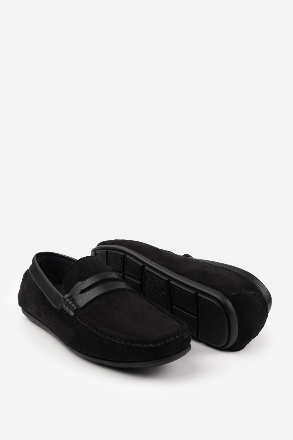 ALFIE DRIVING SHOES IN BLACK