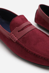 ALFIE DRIVING SHOES IN BORDEAUX