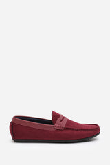ALFIE DRIVING SHOES IN BORDEAUX