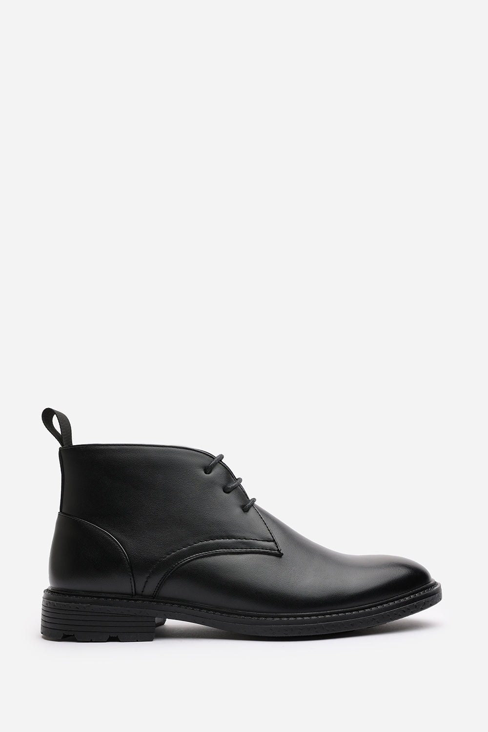 Blake Lace Up Ankle Boots in Black