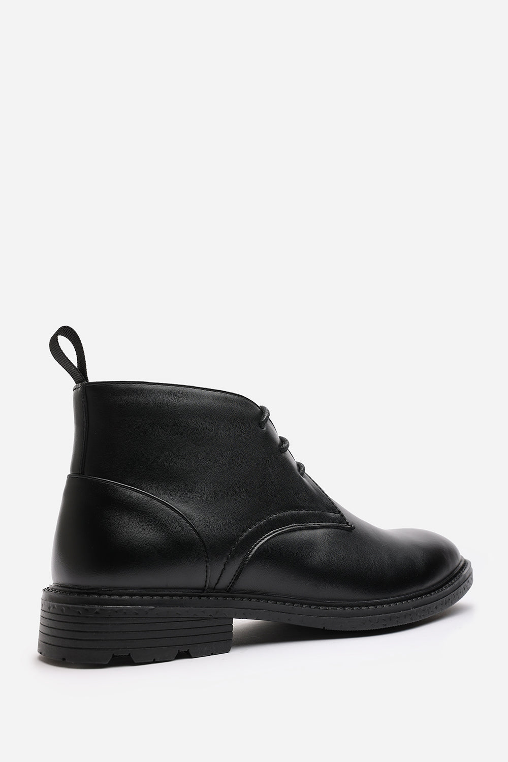Blake Lace Up Ankle Boots in Black