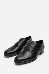 RYAN OXFORD LACE UP WORK DRESS SHOES IN BLACK