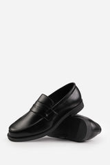 JAMES SLIP ON LOAFERS IN BLACK