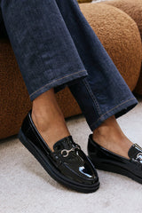 Orixa Extra Wide Fit Workwear Snaffle Detail Hardware Trim Loafers