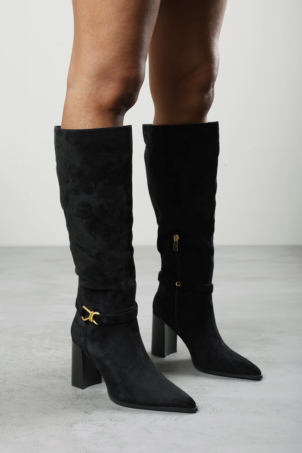 Winona Wide Fit Knot Trim Detail Knee High Boots