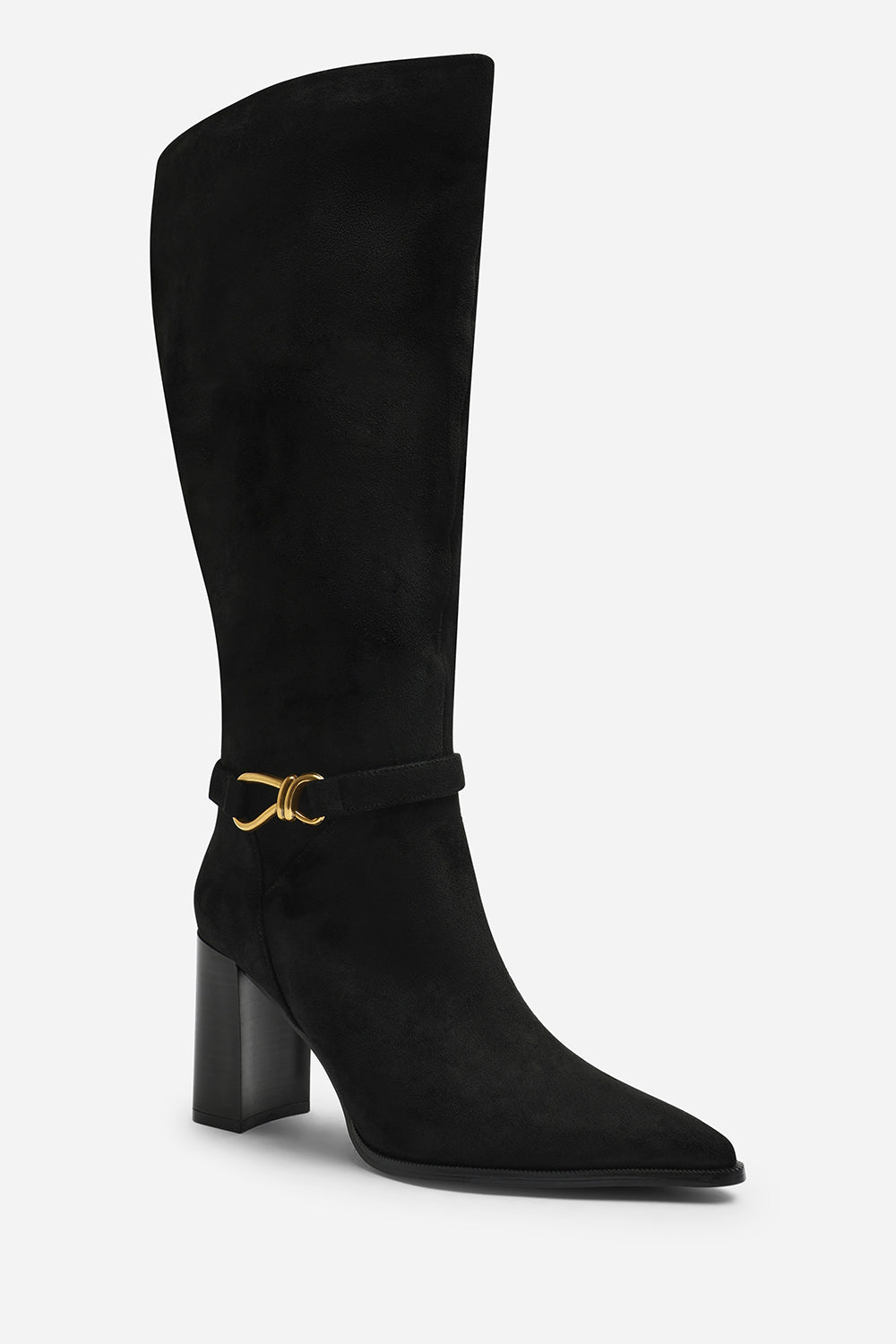 Winona Knot Trim Detail Knee High Boots