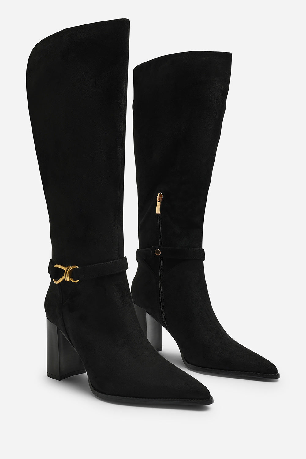Winona Knot Trim Detail Knee High Boots