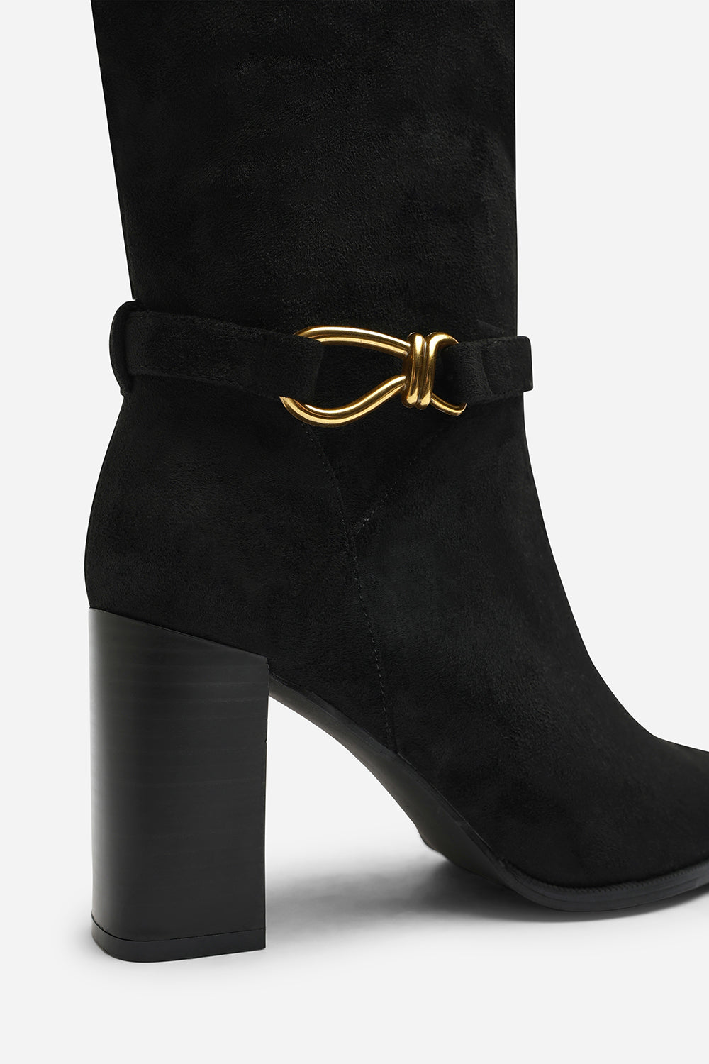 Winona Knot Trim Detail Knee High Boots
