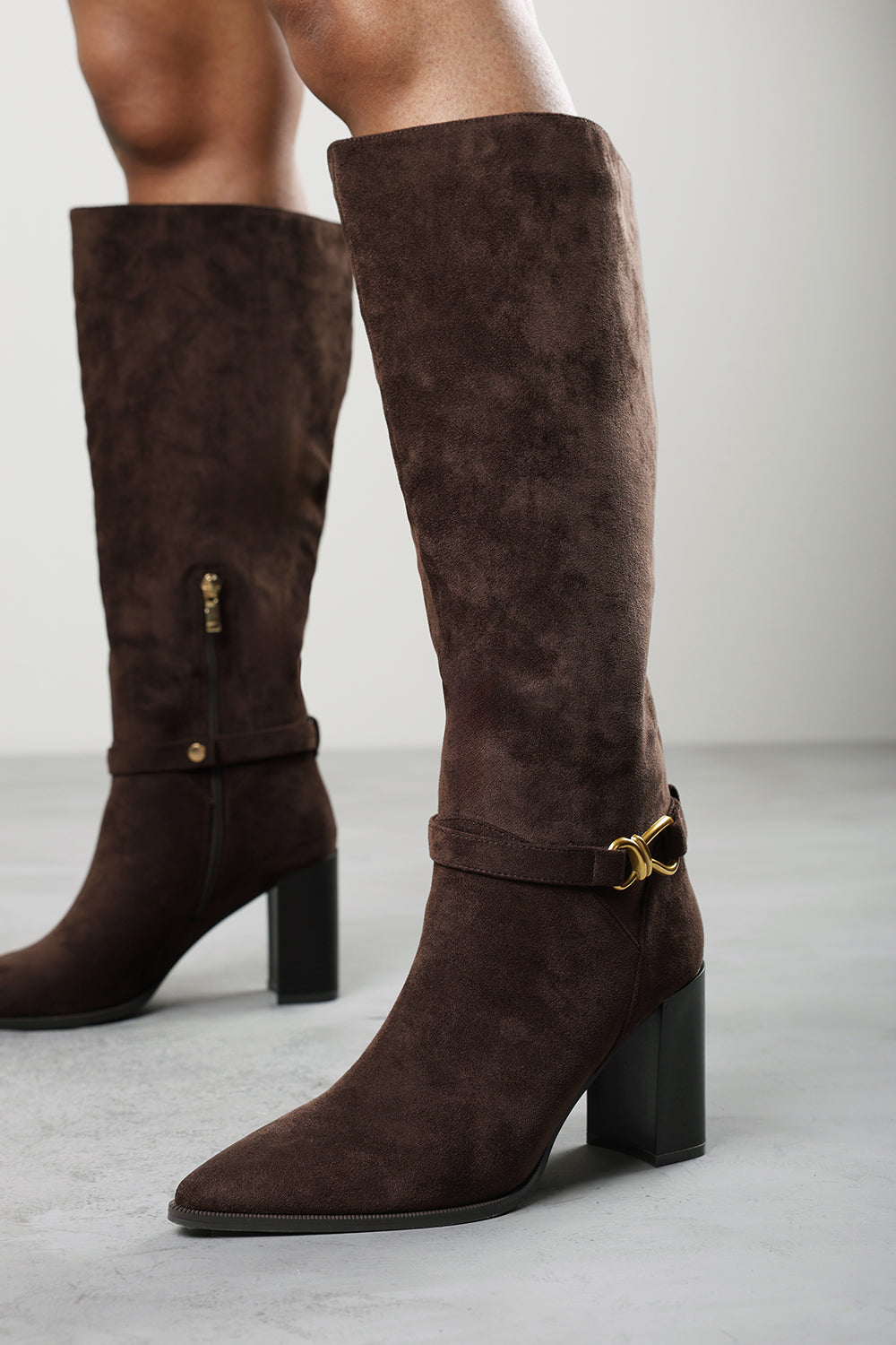 Winona Wide Fit Knot Trim Detail Knee High Boots